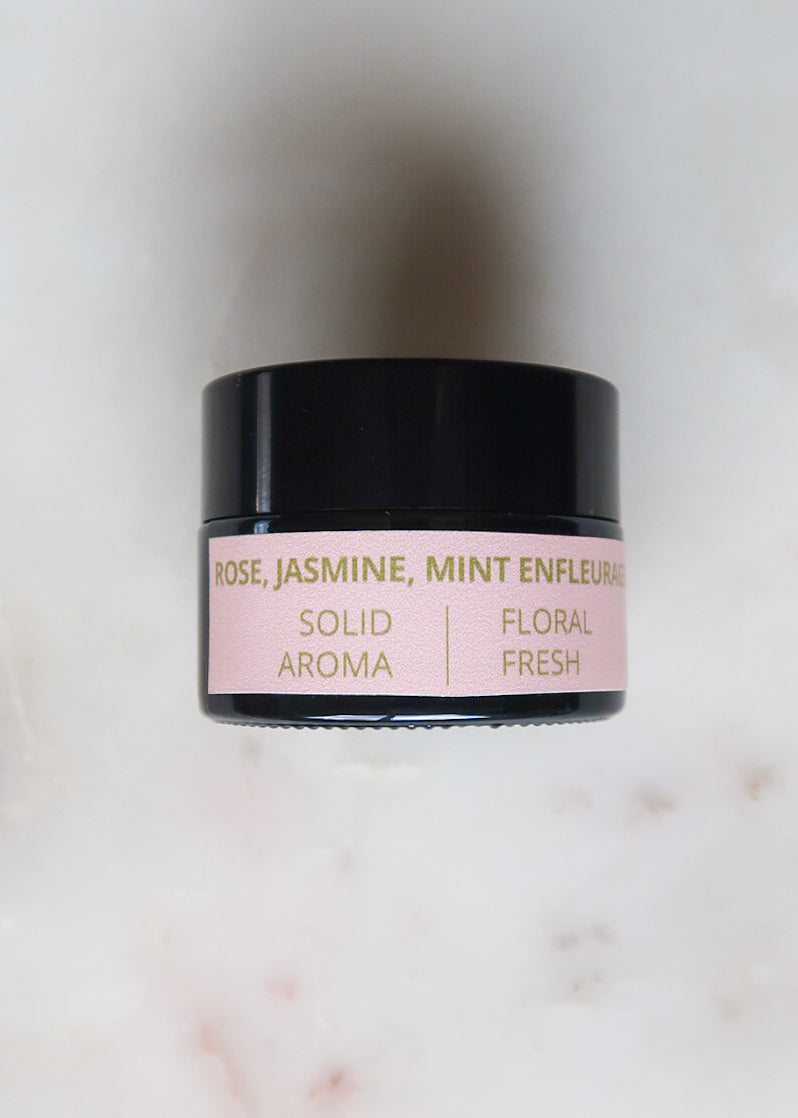 JASMINE, ROSE, MINT enfleurage / solid aroma