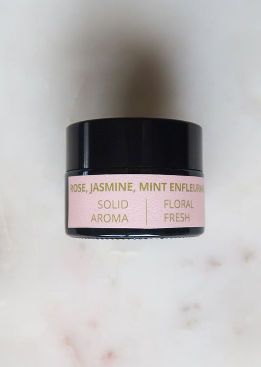 JASMINE, ROSE, MINT enfleurage / solid aroma